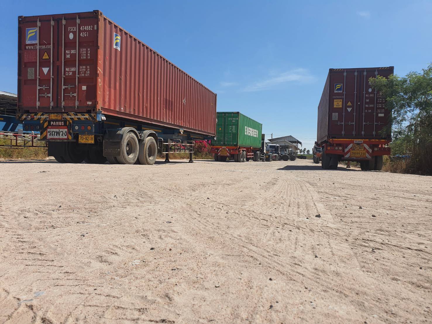 trailer container yard